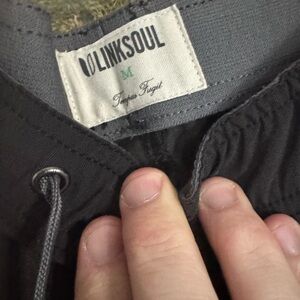 Linksoul Gray Drawstring Saturday Pant